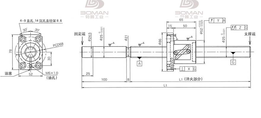 KURODA GG2510DS-BALR-2220A 黑田精工丝杆质量怎么样