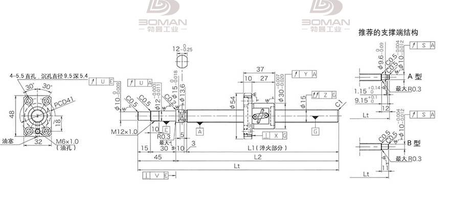 KURODA GP1502DS-BAPR-0600B-C3F 黑田精工丝杆有用吗