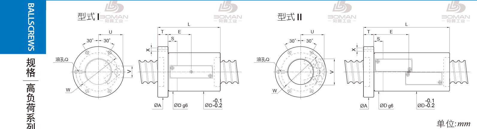 PMI FSVH10025-12 PMI转造级滚珠丝杠型号说明